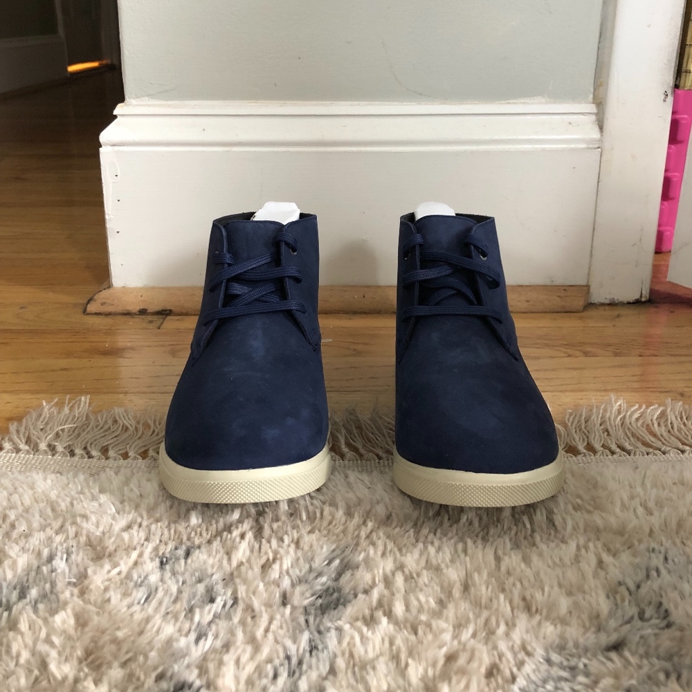 Under Armour Navy Suede Boys Shoes